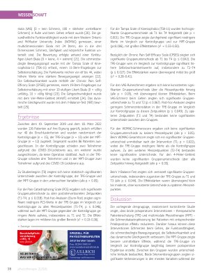 Vorschauseite 3: Präoperative multimodale Physiotherapie bei Patienten, die eine Knie-Totalndoprothese erhalten sollen und ihre Schmerzen katastrophisieren: