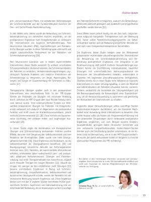 Vorschauseite 4: Präoperative multimodale Physiotherapie bei Patienten, die eine Knie-Totalndoprothese erhalten sollen und ihre Schmerzen katastrophisieren: