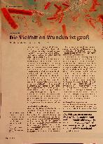 Vorschauseite 1: Die Vielfalt an Wunden ist groß.