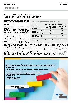 Vorschauseite 1: Das ändert sich im nächsten Jahr.