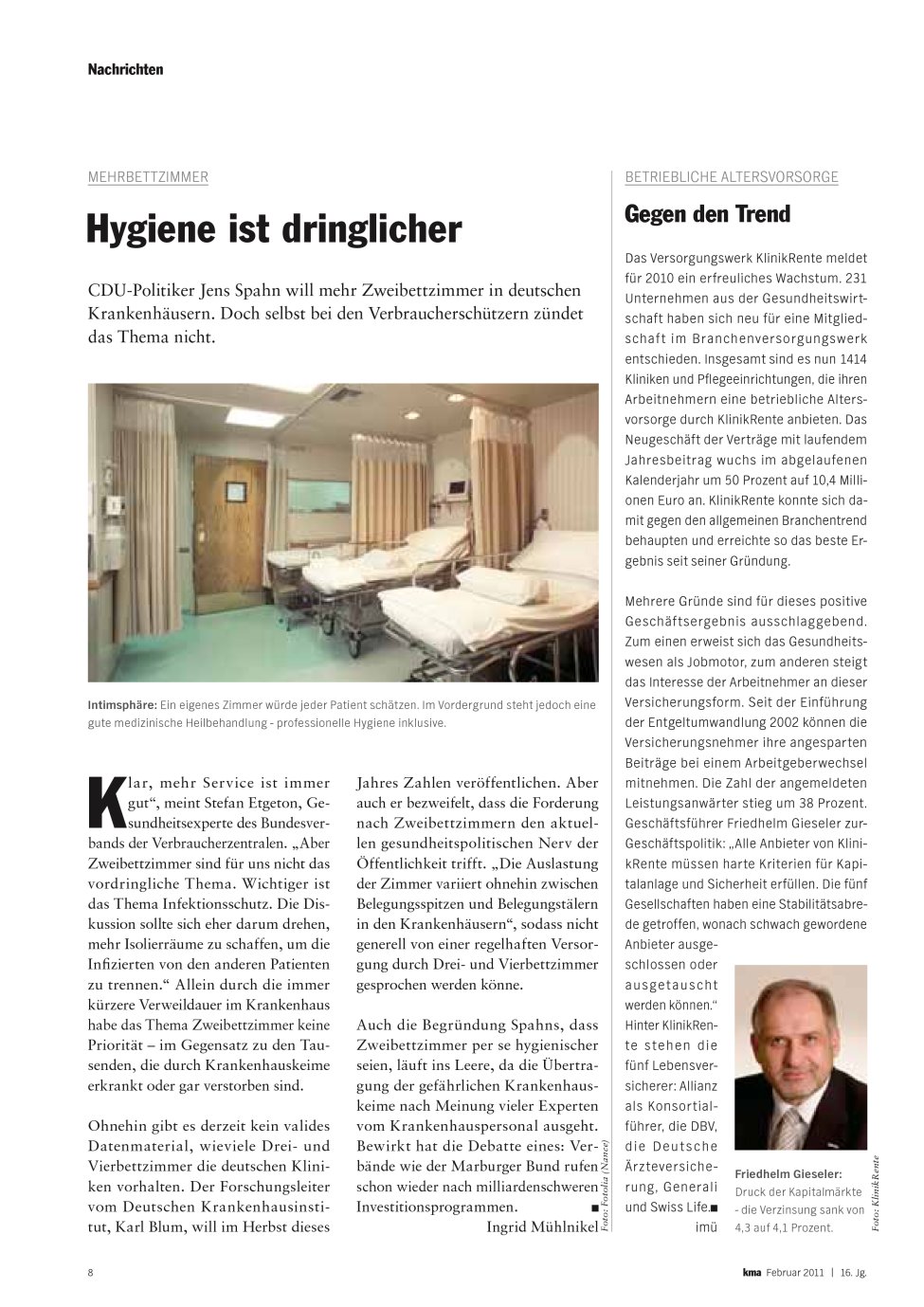 Vorschauseite 1: Gegen den Trend