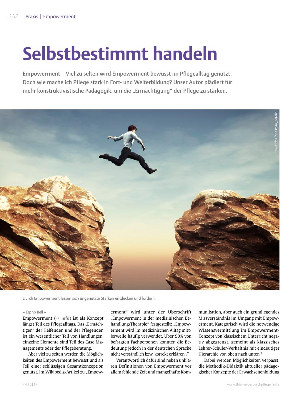 Vorschauseite 1: Selbstbestimmt handeln