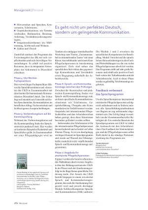 Vorschauseite 3: Sprachprogramm des UK Düsseldorf In sieben Phasen zur sicheren Kommunikation