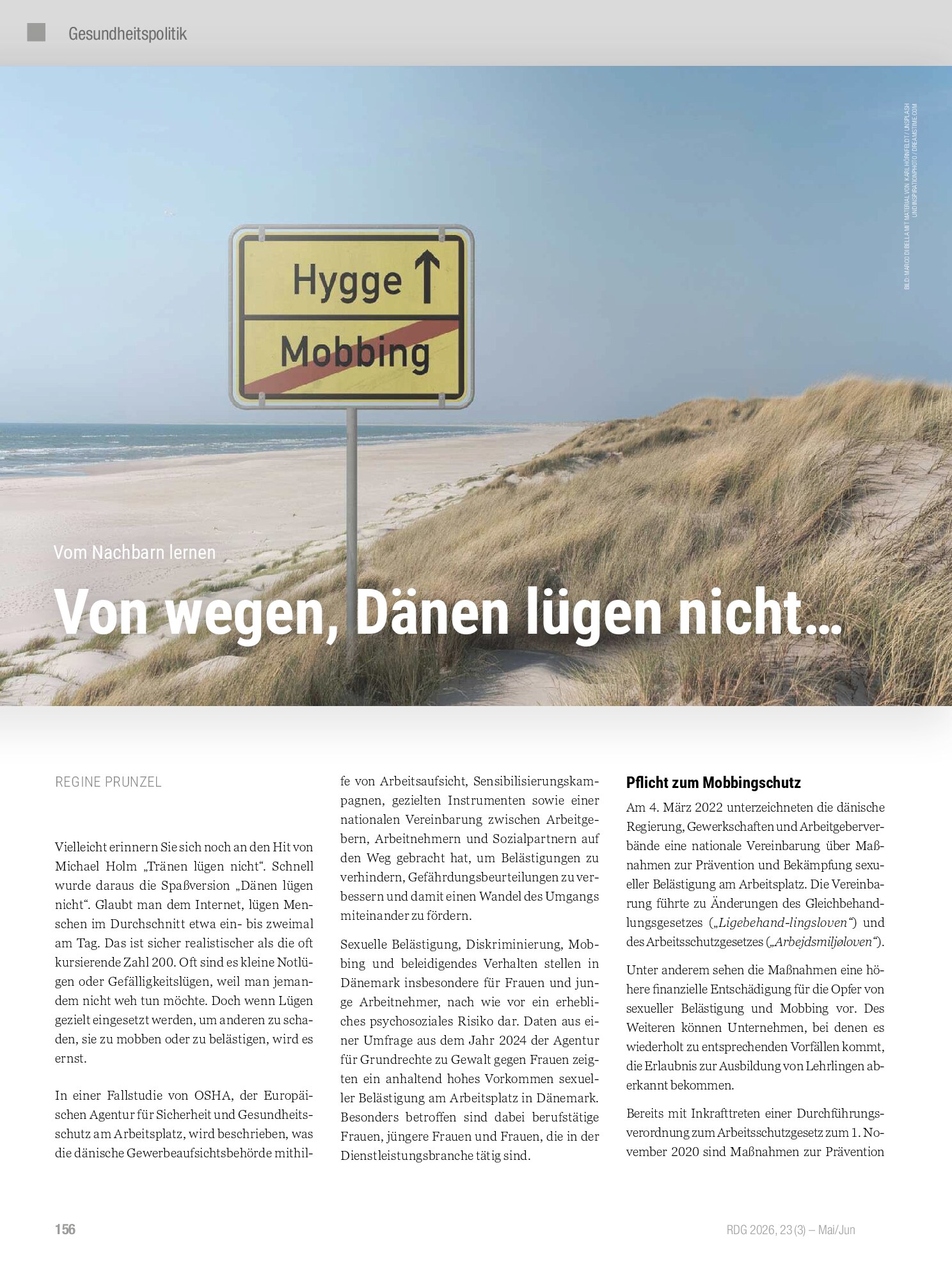 Vorschauseite 1: Vom Nachbarn lernen – Von wegen, Dänen lügen nicht…