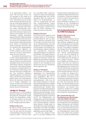 Vorschauseite 4: Beatmungstherapie und ECMO: Wie klug und achtsam handeln wir?