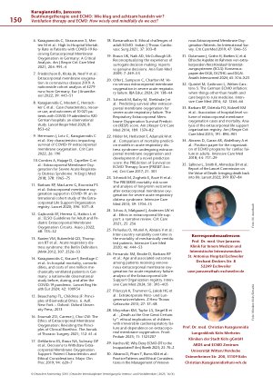 Vorschauseite 6: Beatmungstherapie und ECMO: Wie klug und achtsam handeln wir?