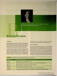 Vorschauseite 1: Brachytherapie