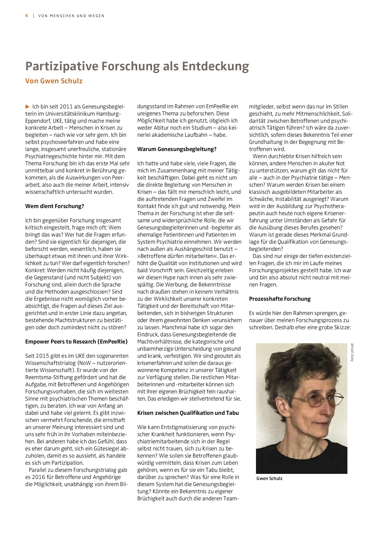 Vorschauseite 1: Partizipative Forschung als Entdeckung