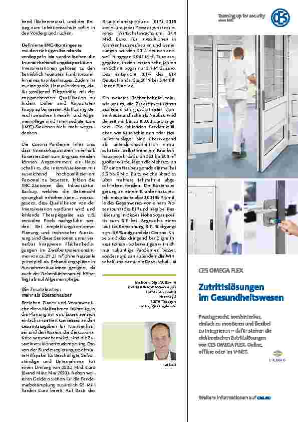 Vorschauseite 3: Strategie statt Improvisation: Was wir aus der Corona-Pandemie für die Krankenhausplanung lernen