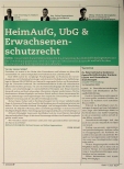 Vorschauseite 1: HeimAufG, UbG & Erwachsenenschutzrecht