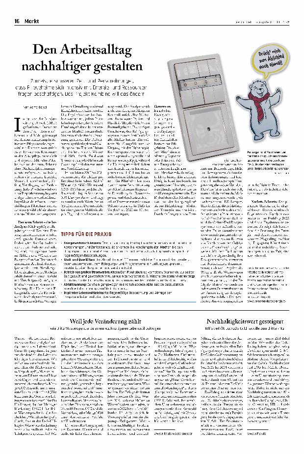 Vorschauseite 1: Den Arbeitsalltag nachhaltiger gestalten