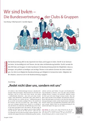 Vorschauseite 1: Wir sind bvkm – Die Bundesvertretung der Clubs & Gruppen