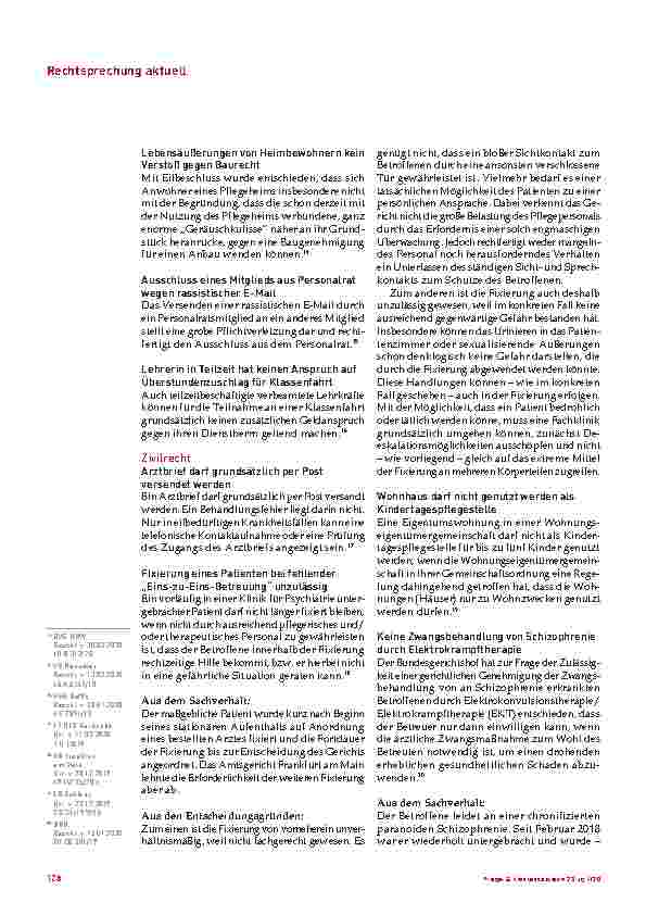 Vorschauseite 3: Corrected: Neues aus der Rechtsprechung