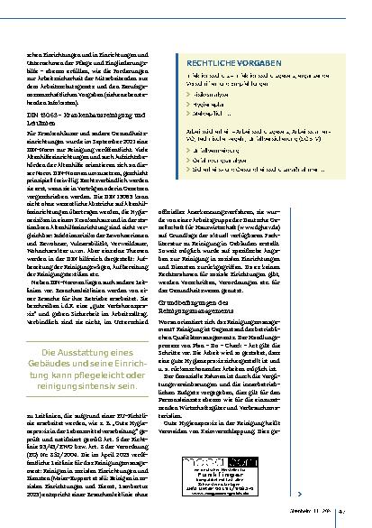 Vorschauseite 2: Gute Hygienepraxis in der Reinigung