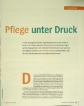 Vorschauseite 2: Pflege unter Druck