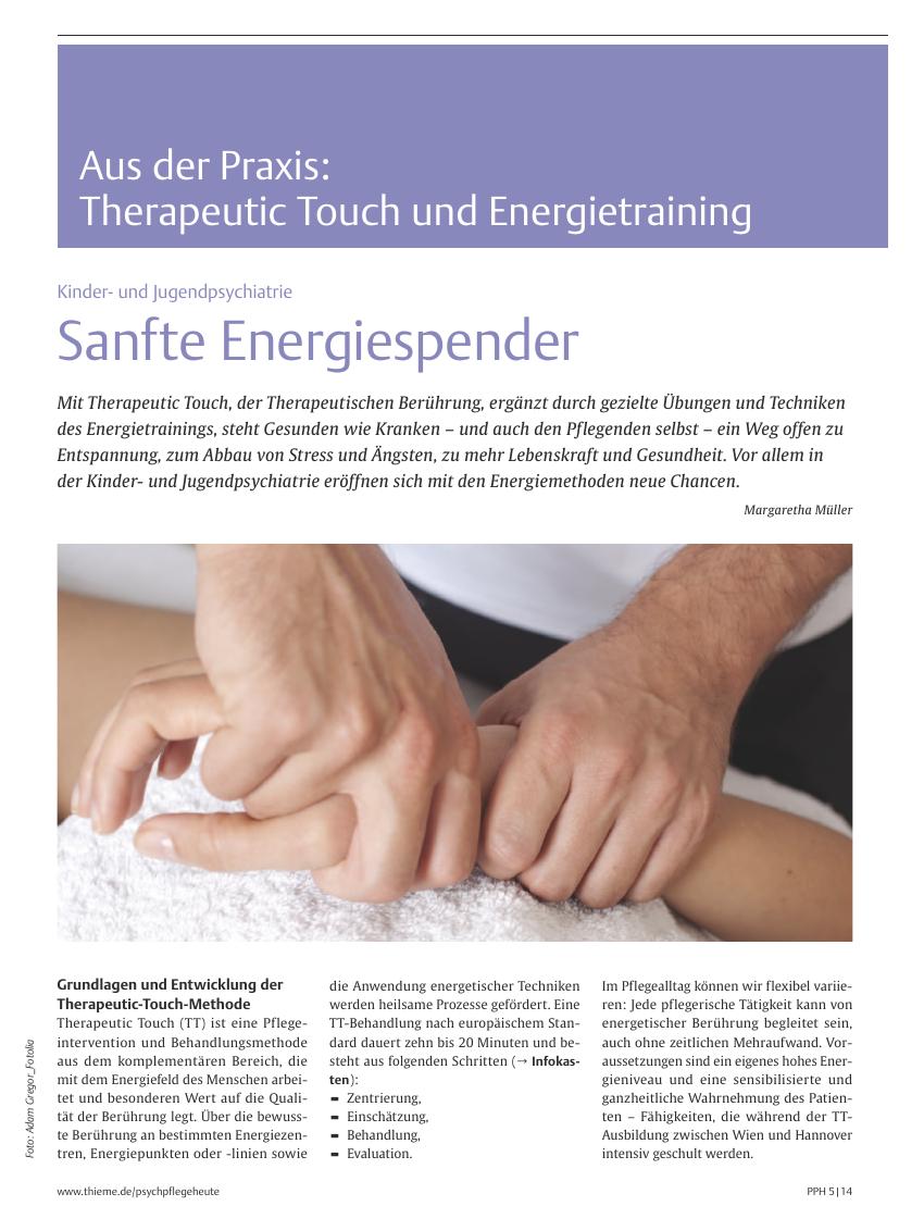 Vorschauseite 1: Sanfte Energiespender