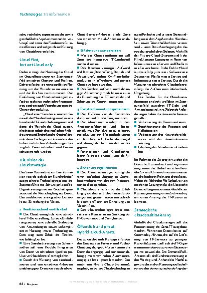 Vorschauseite 2: IT-Infrastruktur Cloud first … not only
