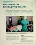 Vorschauseite 1: Wirksamkeit der Bauchlagerung bei ARDS