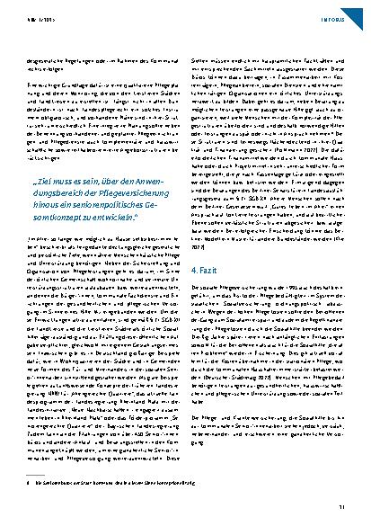 Vorschauseite 5: Wege aus der Krise der Pflegeversicherung: Kommunale Verantwortung stärken