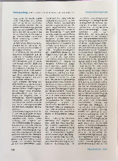 Vorschauseite 3: Zu einer asymptomatisch verlaufenden Hepatitis C-Infektion als Berufskrankheit.