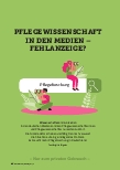 Vorschauseite 1: Pflegewissenschaft in den Medien: Fehlanzeige