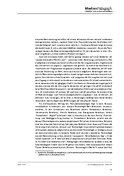 Vorschauseite 6: Lernen in Interface-Beziehungen: Eine anthropologisch-postphänomenologische Deutung