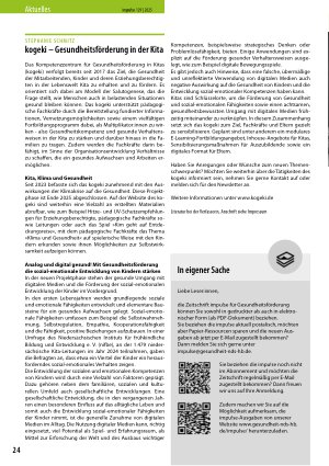 Vorschauseite 1: kogeki – Gesundheitsförderung in der Kita