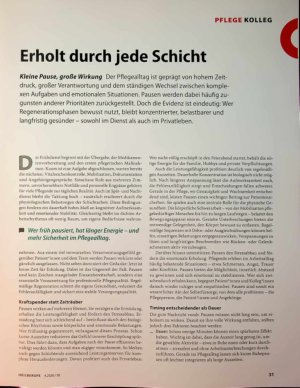 Vorschauseite 1: Erholt durch jede Schicht