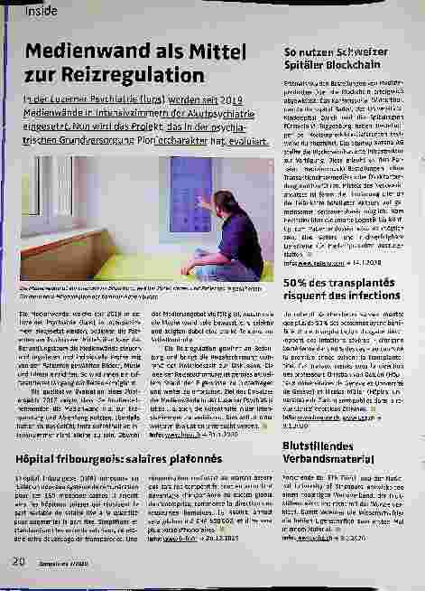 Vorschauseite 1: Medienwand als Mittel zur Reizregulation