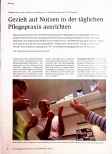 Vorschauseite 1: Gezielt auf Nutzen in der täglichen Pflegepraxis ausrichten.