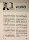 Vorschauseite 1: Vorbehaltsaufgaben für die Pflege gemäß § 4 Pflegeberufegesetz: pflegerechtlicher Meilenstein auf dem Weg der Professionalisierung? - Teil 1