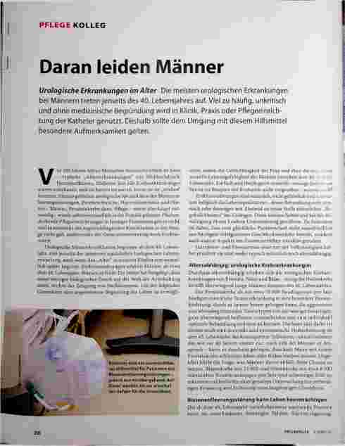 Vorschauseite 1: Daran leiden Männer.