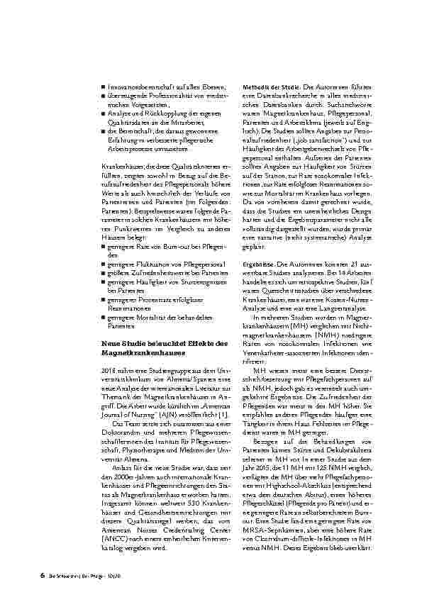 Vorschauseite 3: KLINIKEN MIT SOGWIRKUNG Corrected text: KLINIKEN MIT SOGWIRKUNG