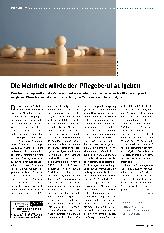 Vorschauseite 1: Die Mehrheit würde den Pflegeberuf aufgeben.