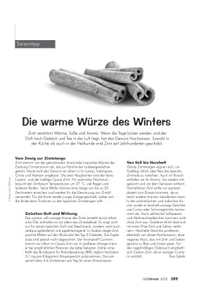 Vorschauseite 1: Die warme Würze des Winters