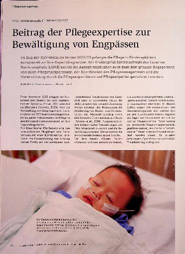 Vorschauseite 1: Beitrag der Pflegeexpertise zur Bewältigung von Engpässen