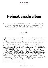 Vorschauseite 1: Heimat erschreiben
