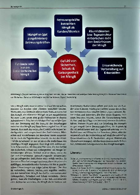 Vorschauseite 5: Die Bedeutung von Sicherheit, Schutz und Geborgenheit für Menschen mit geistiger Behinderung