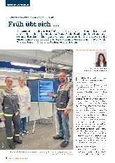 Vorschauseite 1: Sicherheitsvertrauensleute bei Evonik. Früh übt sich. „