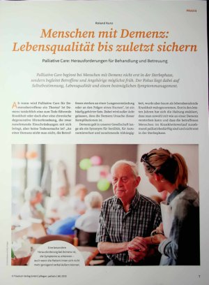 Vorschauseite 1: Menschen mit Demenz: Lebensqualität bis zuletzt sichern