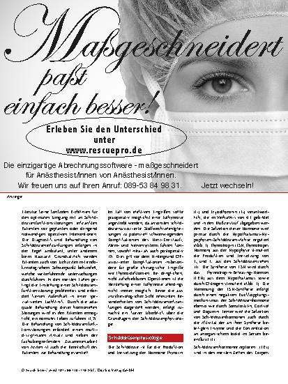 Vorschauseite 2: Anästhesiologisches perioperatives Management bei Patienten mit Schilddrüsenerkrankungen – aktueller Wissensstand