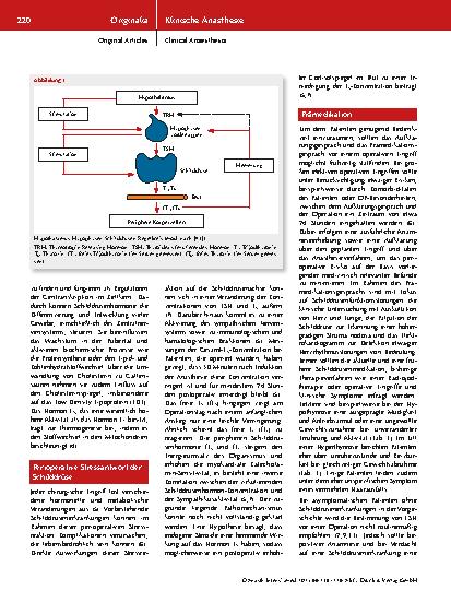 Vorschauseite 3: Anästhesiologisches perioperatives Management bei Patienten mit Schilddrüsenerkrankungen – aktueller Wissensstand