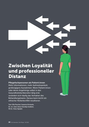 Vorschauseite 1: Zwischen Loyalität und professioneller Distanz