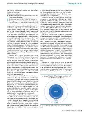 Vorschauseite 3: Systemisches Management von Projekten, Beziehungen und Veränderungen – eine Kernkompetenz in Innovationsprojekten der Rehabilitation