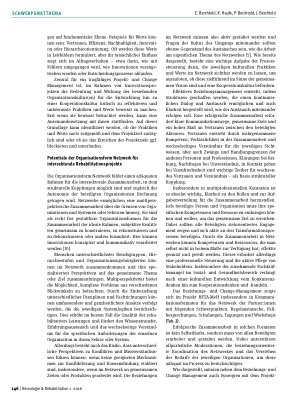 Vorschauseite 4: Systemisches Management von Projekten, Beziehungen und Veränderungen – eine Kernkompetenz in Innovationsprojekten der Rehabilitation