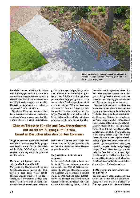 Vorschauseite 3: Begegnungen trotz Pandemie