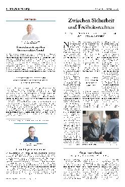 Vorschauseite 1: Zwischen Sicherheit und Freiheitsrechten