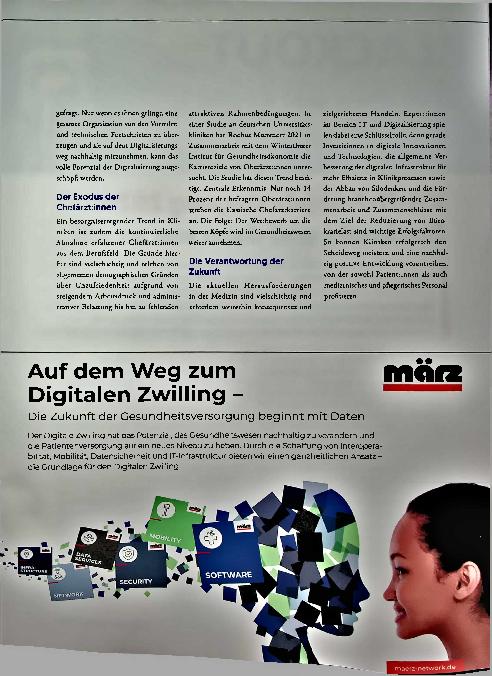 Vorschauseite 2: Medizin am Scheideweg: digitales Dilemma, Bürokratielast und Exodus der Chefärzte