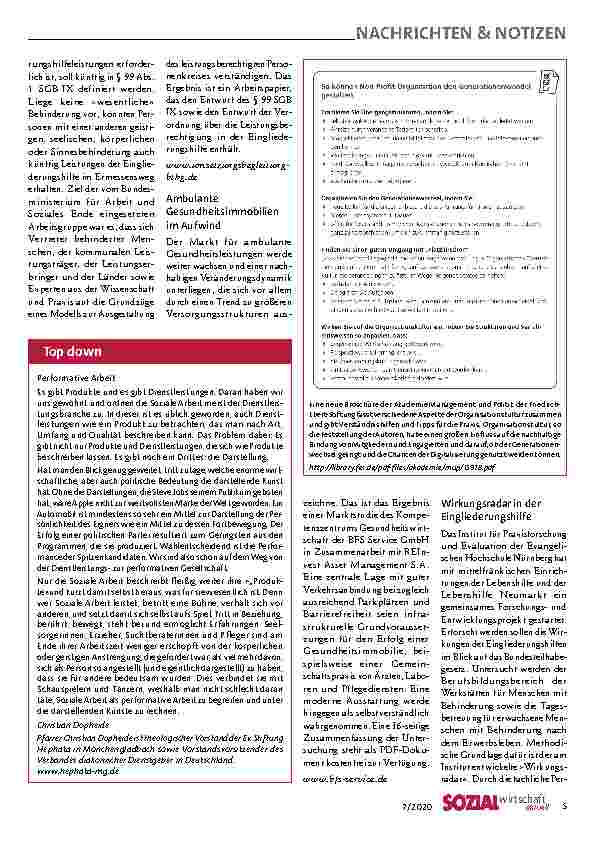Vorschauseite 5: Bundesteilhabegesetz: Wirkungsnachweis zwischen Fluch und Segen