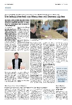 Vorschauseite 1: Die Selbstsicherheit von Menschen mit Demenz stärken.
